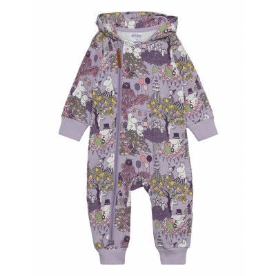 Skördefest Overall Långärmad Bodysuit Lila Martinex