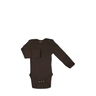 Smallstuff Body Ls, Brown Drop Needle, Merino Wool - Brown - 80