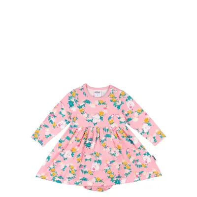 Soulmates Bodysuit Dress Dresses & Skirts Dresses Casual Dresses Long-sleeved Casual Dresses Rosa Martinex