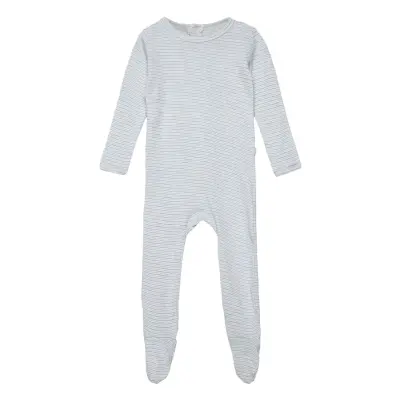 Striped Full Body W. Back Opening Pyjamas Sie Jumpsuit Multi/patterned Copenhagen Colors