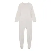Striped Jersey Full Body W. Back Opening Långärmad Bodysuit Grå Copenhagen Colors