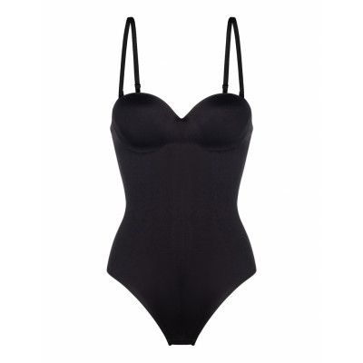 Sublime Sculpt Bodysuit Bodies Slip Svart Dorina