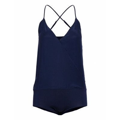 Sue Bodysuit Bodies Slip Blå Lulu's Drawer