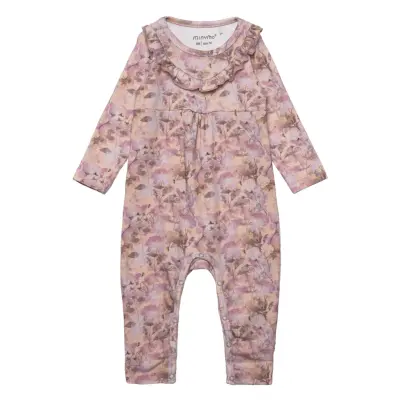 Suit Ls Aop Långärmad Bodysuit Multi/mönstrad Minymo