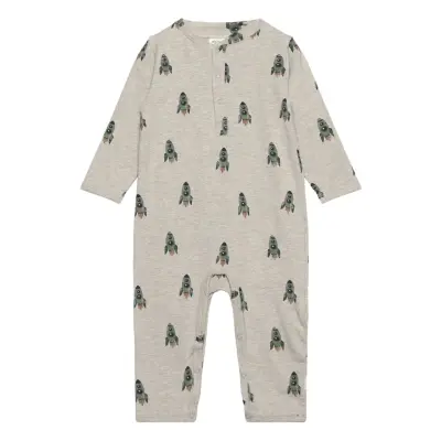 Minymo Suit Ls Aop Sweat Grå