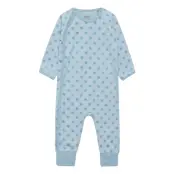 Suit Ls-Velour Jaquard Långärmad Bodysuit Blå Pippi