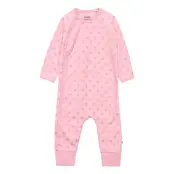 Suit Ls-Velour Jaquard Långärmad Bodysuit Rosa Pippi