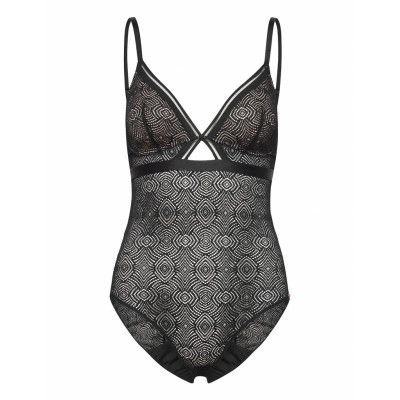 Sunray All In Bodysuit Bodies Slip Svart Dorina