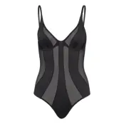 Swirl Bodysuit Bodies Slip Svart OW Collection