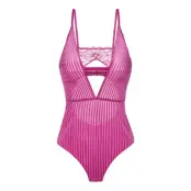 Tatum Bodysuit Bodies Slip Pink Dorina
