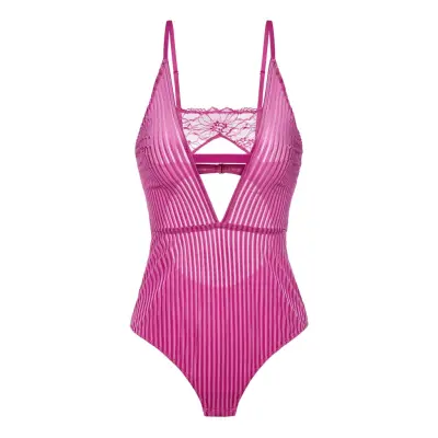 Tatum Bodysuit Bodies Slip Pink Dorina