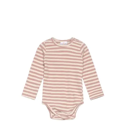 The New Tnsbfro Uni L_S Rib Body - Pink - 68