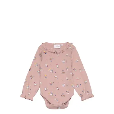 The New Tnsbnicole L_S Pointelle Body - Pink - 56