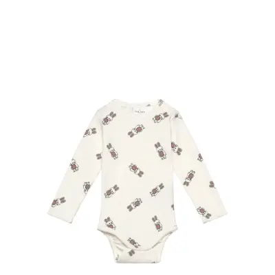 The New Tnsbpippa L_S Rib Body - Cream - 86