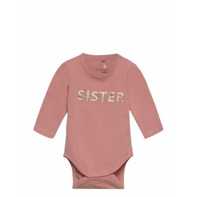Tnsfalma L_S Bodysuit Bodies Long-sleeved Rosa The New