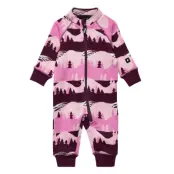 Toddlers' Fleece All-In- Myytti Långärmad Bodysuit Rosa Reima