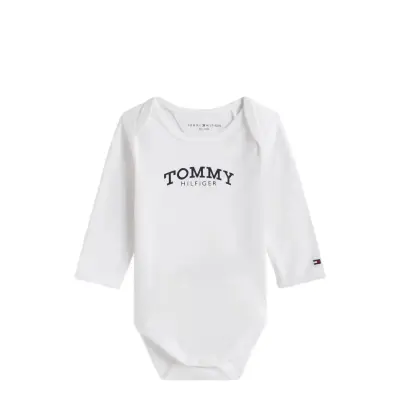 Tommy Hilfiger Monotype Body L/S Jersey Solid Vit