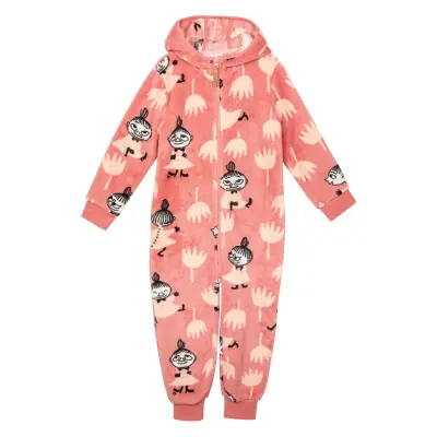 Tulips Overall Långärmad Bodysuit Pink Martinex