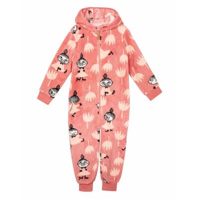 Tulips Overall Långärmad Bodysuit Rosa Martinex