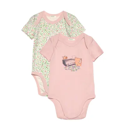United Colors of Benetton 2 Bodysuit - Multi/patterned - 68