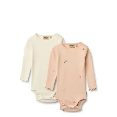 Wheat 2 Body L/S Regitze - Pink - 68