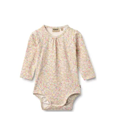 Wheat Body L/S Liv - Pink - 74