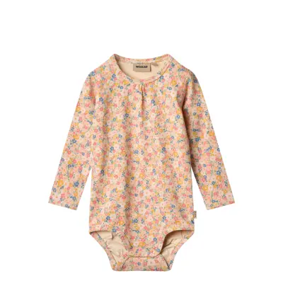 Wheat Body L/S Liv - Pink - 80