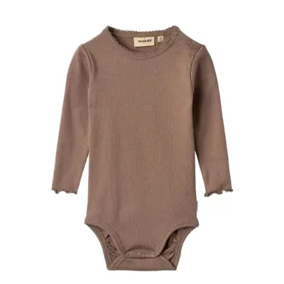 Wheat Body L/S Regitze - Brown - 68