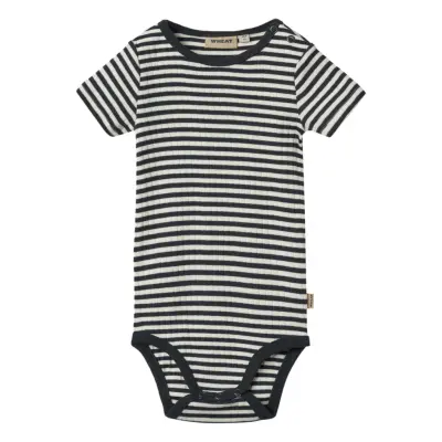 Wheat Body S/S Edvald - Navy - 62