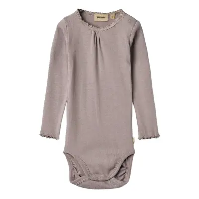 Wheat Rib Body L/S Lotta - Purple - 74