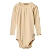 Wheat Rib Body L/S Lotta - Yellow - 74