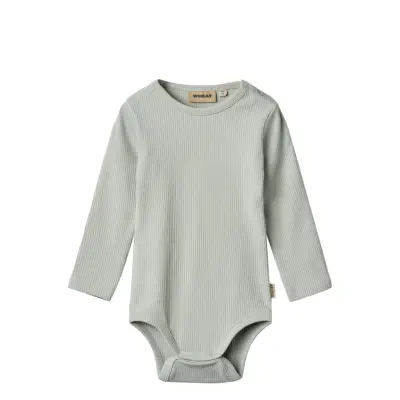 Wheat Rib Body L/S Spencer - Green - 80