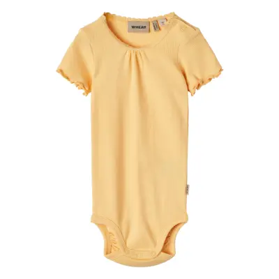 Wheat Rib Body S/S Edna - Yellow - 56