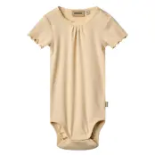 Wheat Rib Body S/S Edna - Yellow - 86