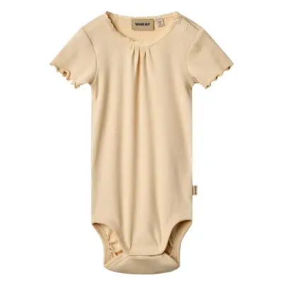 Wheat Rib Body S/S Edna - Yellow - 86