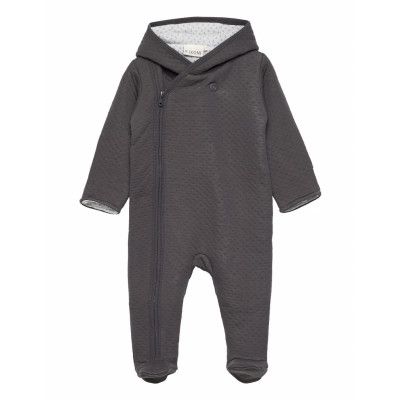 Wholesuit Quilted Långärmad Bodysuit Grå Fixoni