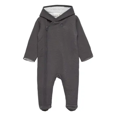 Wholesuit Quilted Långärmad Bodysuit Grå Fixoni