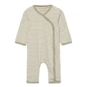 Wholesuit Y/D Stripe *Villkorat Erbjudande Långärmad Bodysuit Grön Fixoni