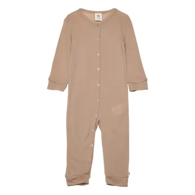 Woolly Bodysuit *Villkorat Erbjudande Base Layers Base Layer Sets Beige Müsli By Green Cotton