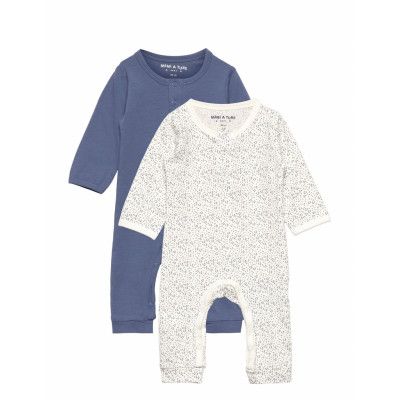Yao Romper Gots 2 Pack, B Långärmad Bodysuit Blå Mini A Ture