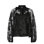 YAS Yaslacilla Ls Lace Top - Show - Black - 42