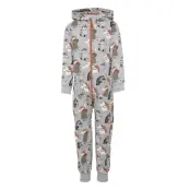 Yikes Overall Långärmad Bodysuit Grå Martinex