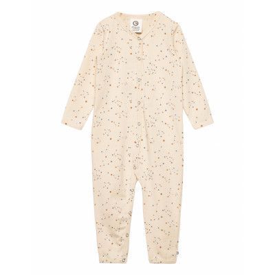Zodiac Bodysuit Långärmad Bodysuit Beige *Villkorat Erbjudande Müsli By Green Cotton