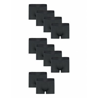 10-Pack Underwear - Gots/Vegan Boxerkalsonger Black Knowledge Cotton Apparel