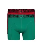1010 Boxer Solid 2pk 331 Boxerkalsonger Grön Muchachomalo