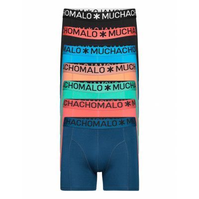 1010 Boxer Solid 7pk 34 Hello Sunshine Boxerkalsonger Blå Muchachomalo