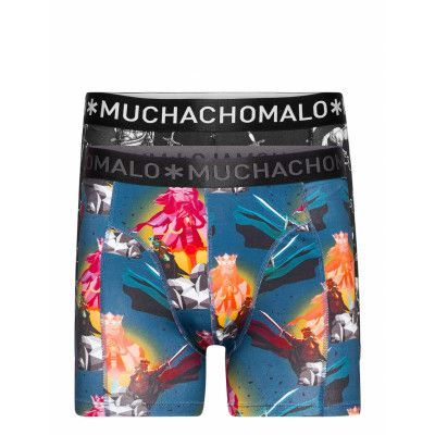 1010 King Arthur 04 2pk Boxer Boxerkalsonger Blå Muchachomalo