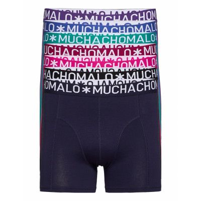1010 Solid Hello Moonlight 7pk Boxer Boxerkalsonger Multi/mönstrad Muchachomalo