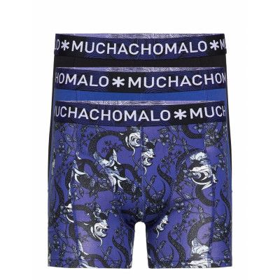 1010 Voxho 07 3pk Boxer Boxerkalsonger Blå Muchachomalo
