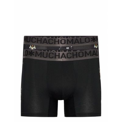 1132 Dobermann 01 2pk Boxer Boxerkalsonger Svart Muchachomalo